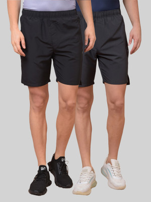 Force NXT Solid Men Multicolor Sports Shorts