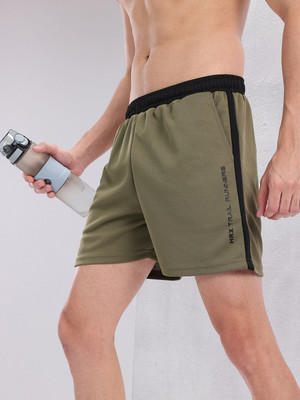 HRX by Hrithik Roshan Solid Men Green Sports Shorts