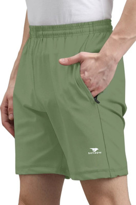 skyrow Solid Men Multicolor Basic Shorts