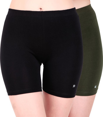 XJARVIS Solid Women Multicolor Sports Shorts