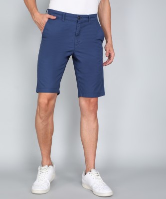 Allen Solly Solid Men Blue Chino Shorts