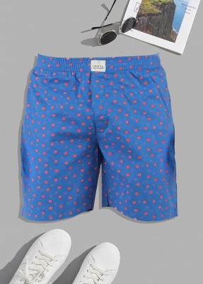 SUPERSQUAD Printed Men Blue Casual Shorts