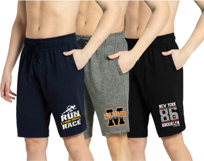 Kartblack Graphic Print Men Multicolor Regular Shorts