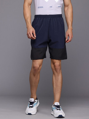HRX by Hrithik Roshan Color Block Men Blue Regular Shorts