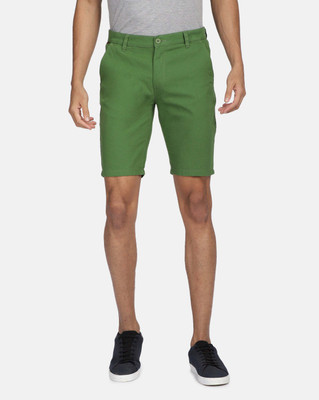 Hardsoda Solid Men Green Casual Shorts