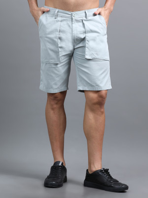 Paul Street Solid Men Blue Casual Shorts