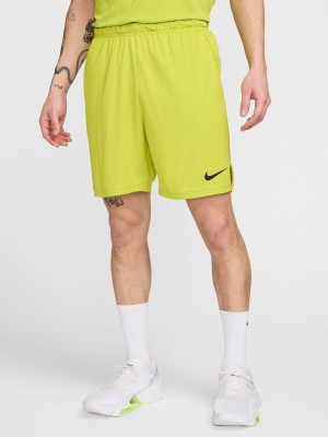 NIKE Solid Men Yellow Sports Shorts