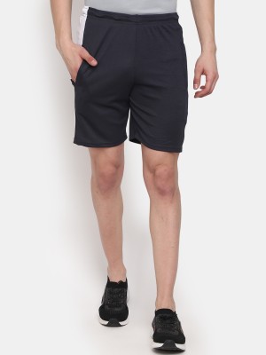 V-MART Self Design Men Blue Sports Shorts