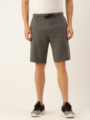 Macroman M-Series Solid Men Black Bermuda Shorts