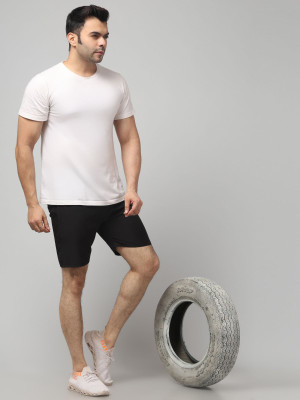 luvkush Solid Men Black Regular Shorts, Gym Shorts, Sports Shorts, Running Shorts, Cycling Shorts
