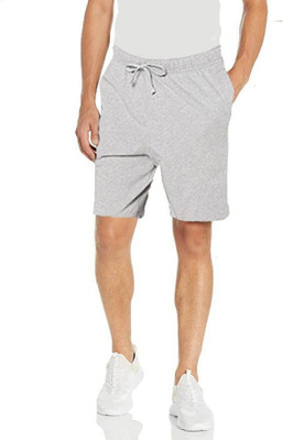 Kartblack Solid Men Grey Regular Shorts