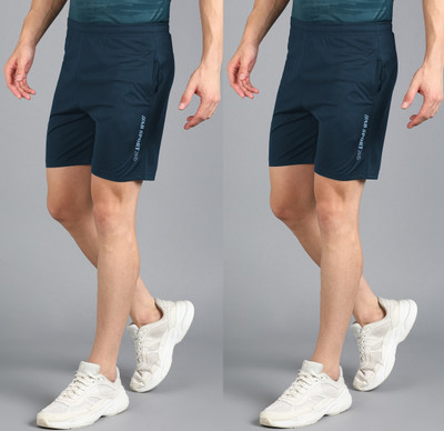 Moda Rapido Printed Men Blue Sports Shorts, Gym Shorts, Regular Shorts