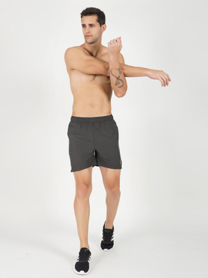GOTO Mesh Men Dark Grey Sports Shorts