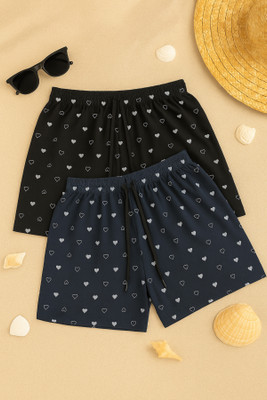 SARDHARAFASHION Printed Women Multicolor Regular Shorts