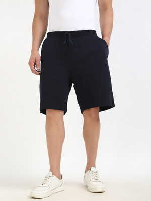 TOMMY HILFIGER Solid Men Blue Casual Shorts