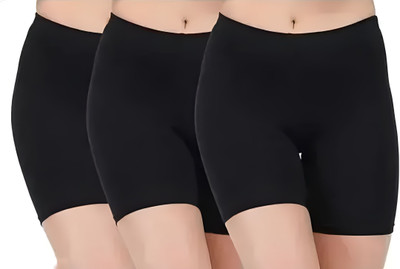 Shri Hari Enterprises Solid Women Black Regular Shorts