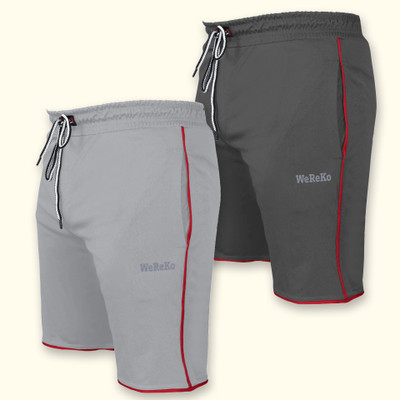 WeReKo Solid Men Reversible Multicolor Sports Shorts