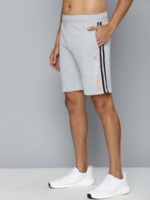 HRX by Hrithik Roshan Self Design Men Grey Casual Shorts