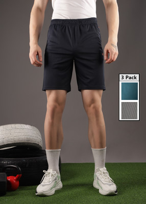 Force NXT Solid Men Multicolor Casual Shorts