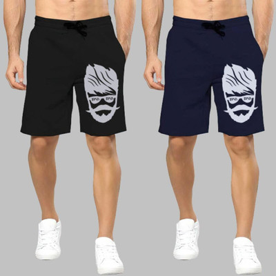 Basis Printed Men Multicolor Regular Shorts