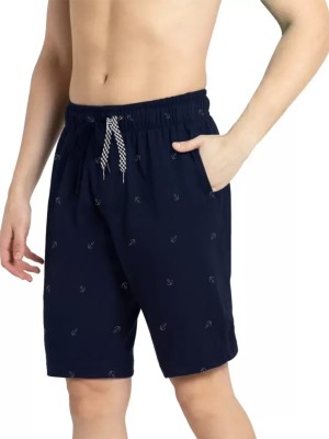 WILD CAMO Printed Men Dark Blue Regular Shorts