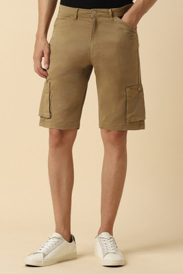 Allen Solly Solid Men Brown Regular Shorts