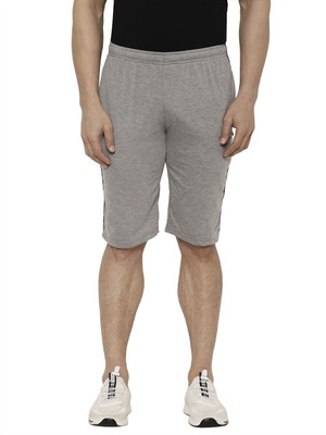 Muffy Solid Men Grey Sports Shorts