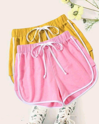 POWERmerc Printed Women Multicolor Regular Shorts