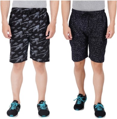 FEEL TRACK Printed Men Multicolor Regular Shorts