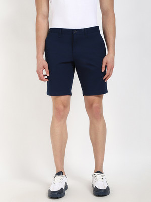 TOMMY HILFIGER Solid Men Blue Regular Shorts