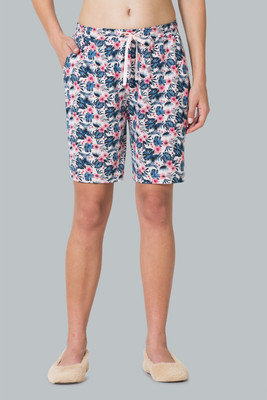 VAN HEUSEN Printed Women Multicolor Regular Shorts