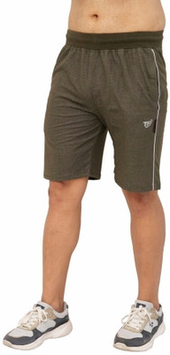 Tf Tex-fro Solid Men Reversible Brown Casual Shorts