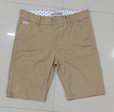 Hyooooo Solid Men Beige Cargo Shorts