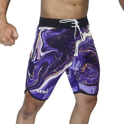 USI UNIVERSAL Printed Men Blue Regular Shorts
