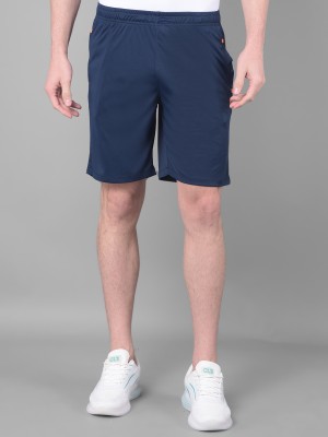 Force NXT Solid Men Blue Casual Shorts