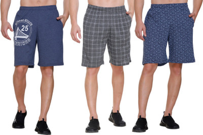 Keshavi Printed Men Multicolor Regular Shorts