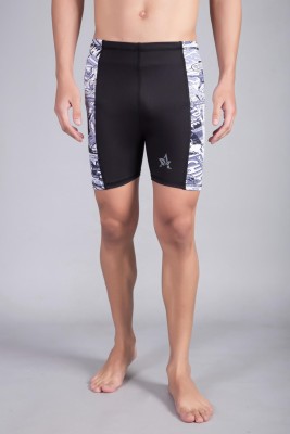 UllasPemium ULSP2-SWI-405 Printed, Solid Men Swimsuit