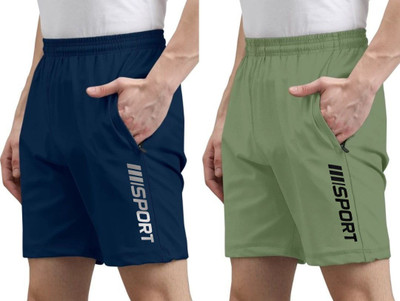 EnStore Printed Men Multicolor Basic Shorts