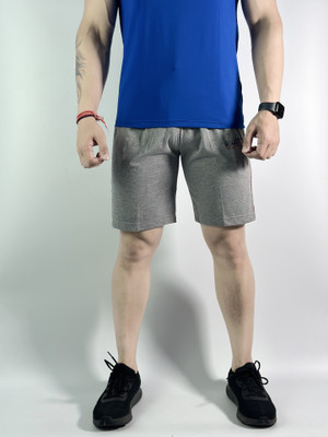 cozy cove Solid Men Grey Running Shorts
