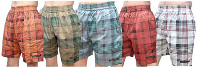 SD Fashions Checkered Men Multicolor Boxer Shorts