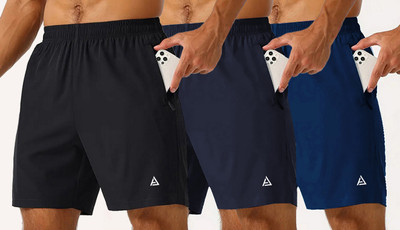 AVOLT Solid Men Multicolor Sports Shorts, Gym Shorts, Basic Shorts, Regular Shorts, Running Shorts