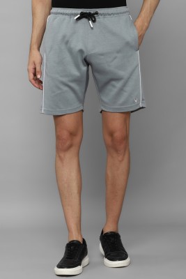 Allen Solly Solid Men Grey Regular Shorts