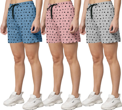 VMENTERPRISE Printed Women Multicolor Regular Shorts