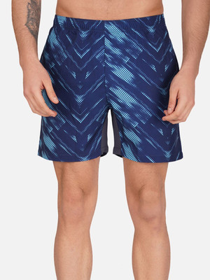 Kyk Printed Men Dark Blue Swim Shorts