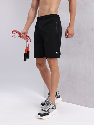 HRX by Hrithik Roshan Solid Men Black Sports Shorts