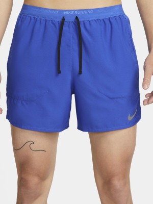 NIKE Solid Men Blue Sports Shorts