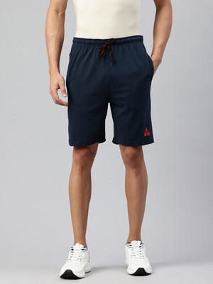 ARDEUR Printed Men Dark Blue Regular Shorts