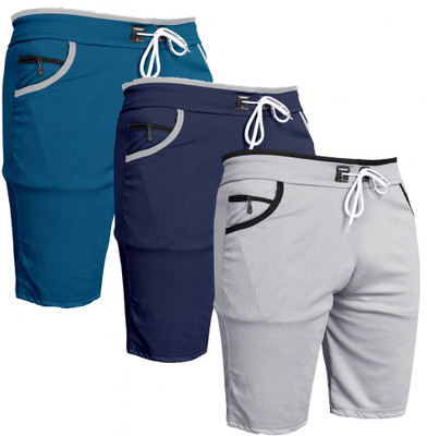 VIRADIYAENTERPRISE Solid Men Multicolor Regular Shorts