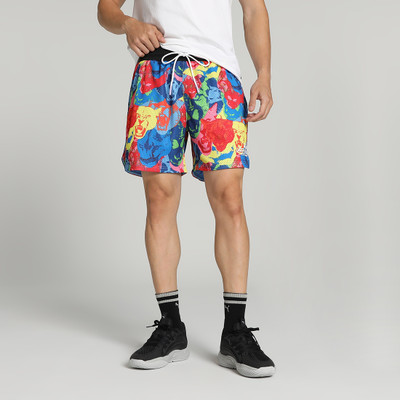 PUMA Printed Men Multicolor Sports Shorts