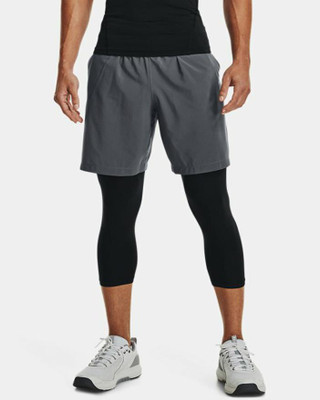 UNDER ARMOUR Solid Men Grey Regular Shorts